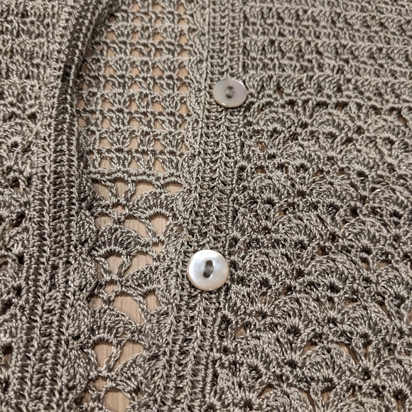 90's style crochet cardigan - Picture 4 of 7